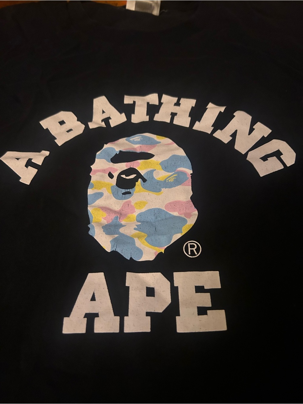 A Bathing Ape (BAPE) New Multi Camo College Tee